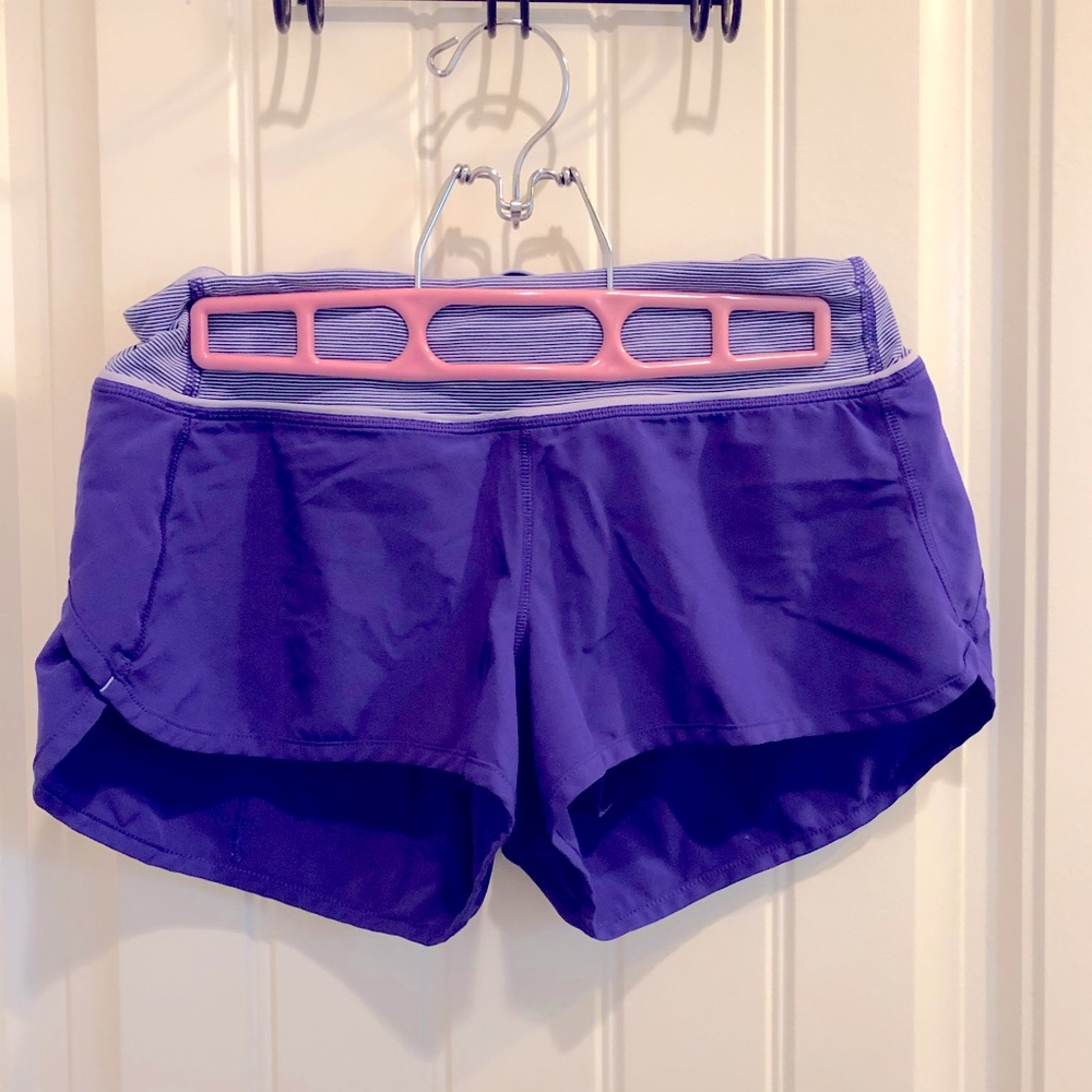 Lululemon purple shorts size 4